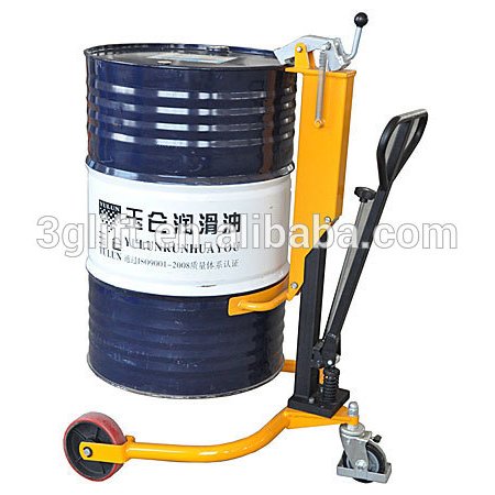 350 KG Mini Manual Oil Drum Lifter Pallet Truck With Brake Material Handing Equipment for Oil Drum Pallet Truck